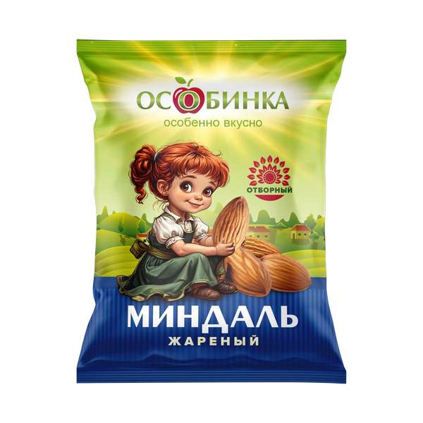 Упаковка Миндаль - аренда торгового знака Особинка